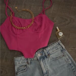 Pink Corset Top